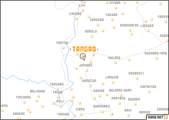 map of Tang\