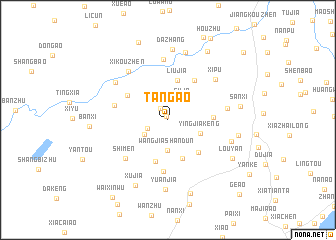 map of Tang\