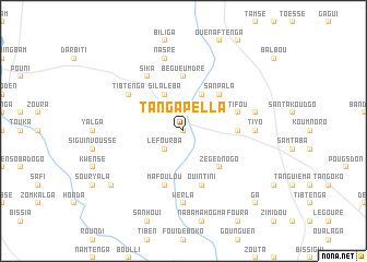 map of Tángapella