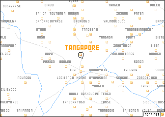 map of Tangaporé