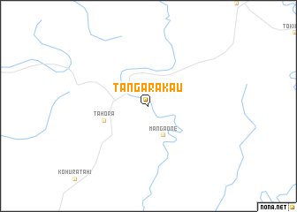 map of Tangarakau