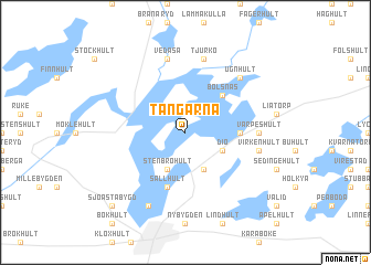 map of Tångarna