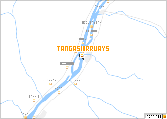 map of Tangasi ar Ruʼays