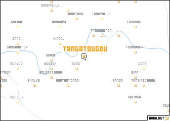 map of Tangatougou