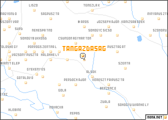 map of Tangazdaság