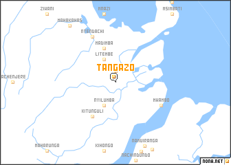 map of Tangazo