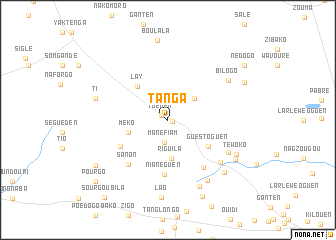 map of Tanga