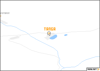 map of Tanga