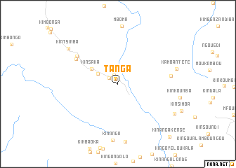 map of Tanga