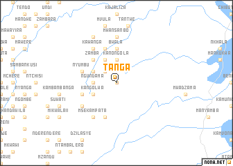 map of Tanga