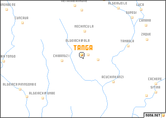 map of Tanga