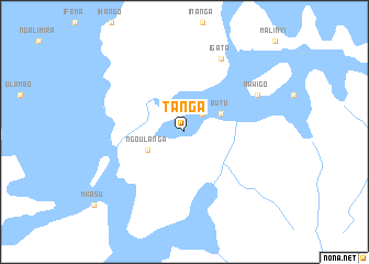 map of Tanga