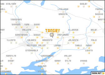 map of Tängby