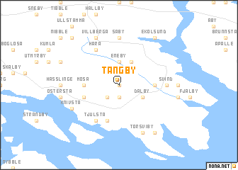 map of Tängby