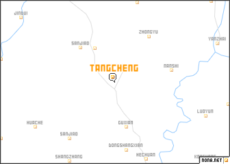 map of Tangcheng