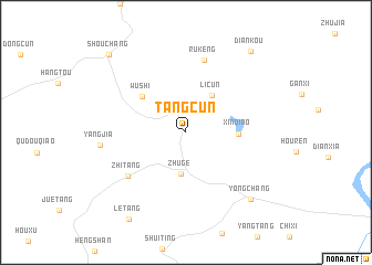 map of Tangcun