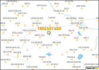 map of Tangdayuan