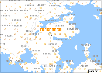 map of Tangdong-ni