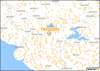 map of Tang-dong