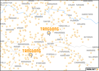 map of Tang-dong