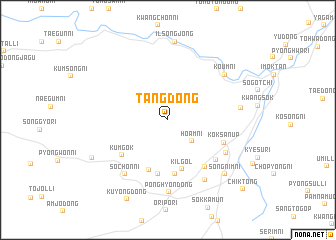 map of Tang-dong