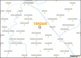 map of Tangdun