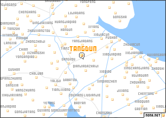 map of Tangdun