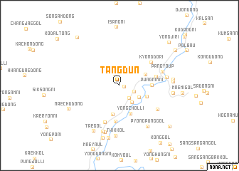 map of Tangdun