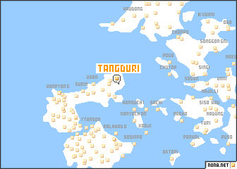 map of Tangdu-ri