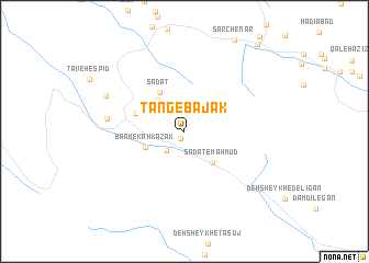 map of Tang-e Bajak