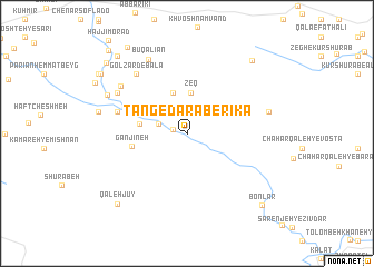 map of Tang-e Dārāb-e Rīkā