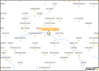 map of Tangedaw