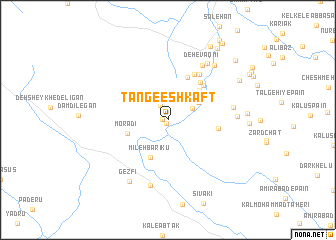 map of Tang-e Eshkaft