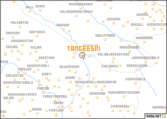 map of Tang-e Esrī