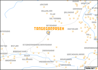 map of Tang-e Gārpaseh