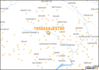 map of Tang-e Gojestān