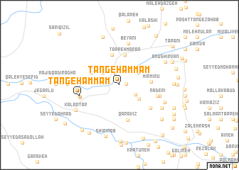 map of Tang-e Ḩammām