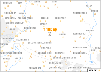 map of Tangeh