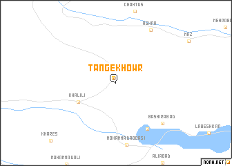 map of Tang-e Khowr