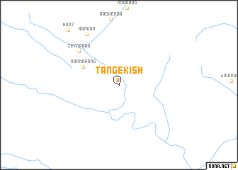 map of Tang-e Kīsh