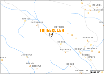 map of Tang-e Koleh