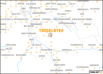 map of Tang-e Lateh