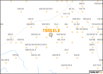 map of Tangele