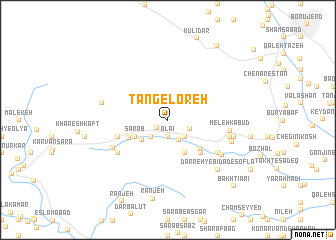 map of Tang-e Loreh