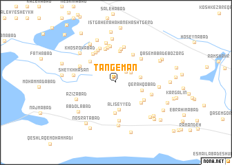 map of Tangemān