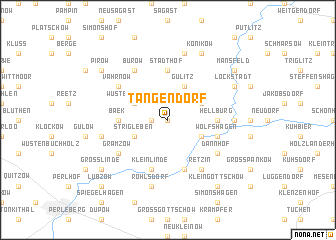 map of Tangendorf