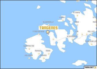 map of Tangenes