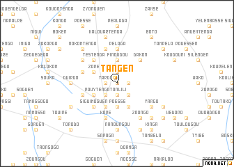 map of Tangen