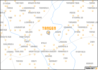 map of Tangen