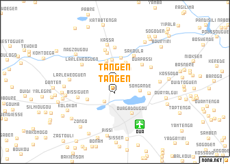 map of Tangen